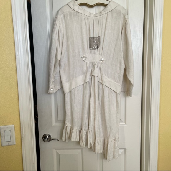 MAGNOLIA PEARL Love Collection European Linen Tuxedo Jacket - Picture 3 of 3